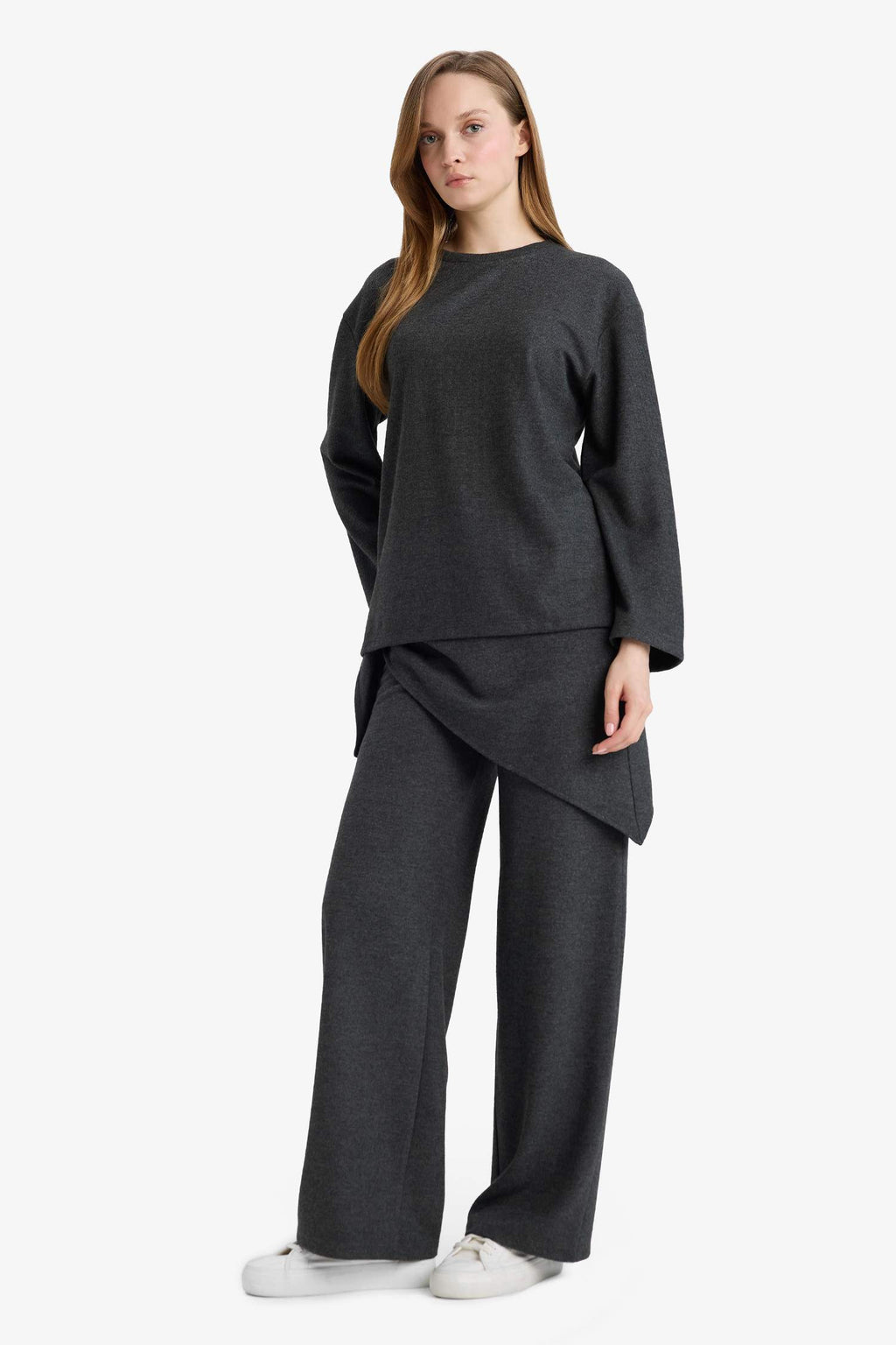 Wide Leg Thessaloniki Fabric Trousers