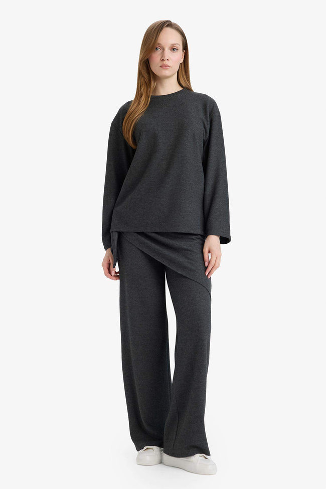 Wide Leg Thessaloniki Fabric Trousers Main Image