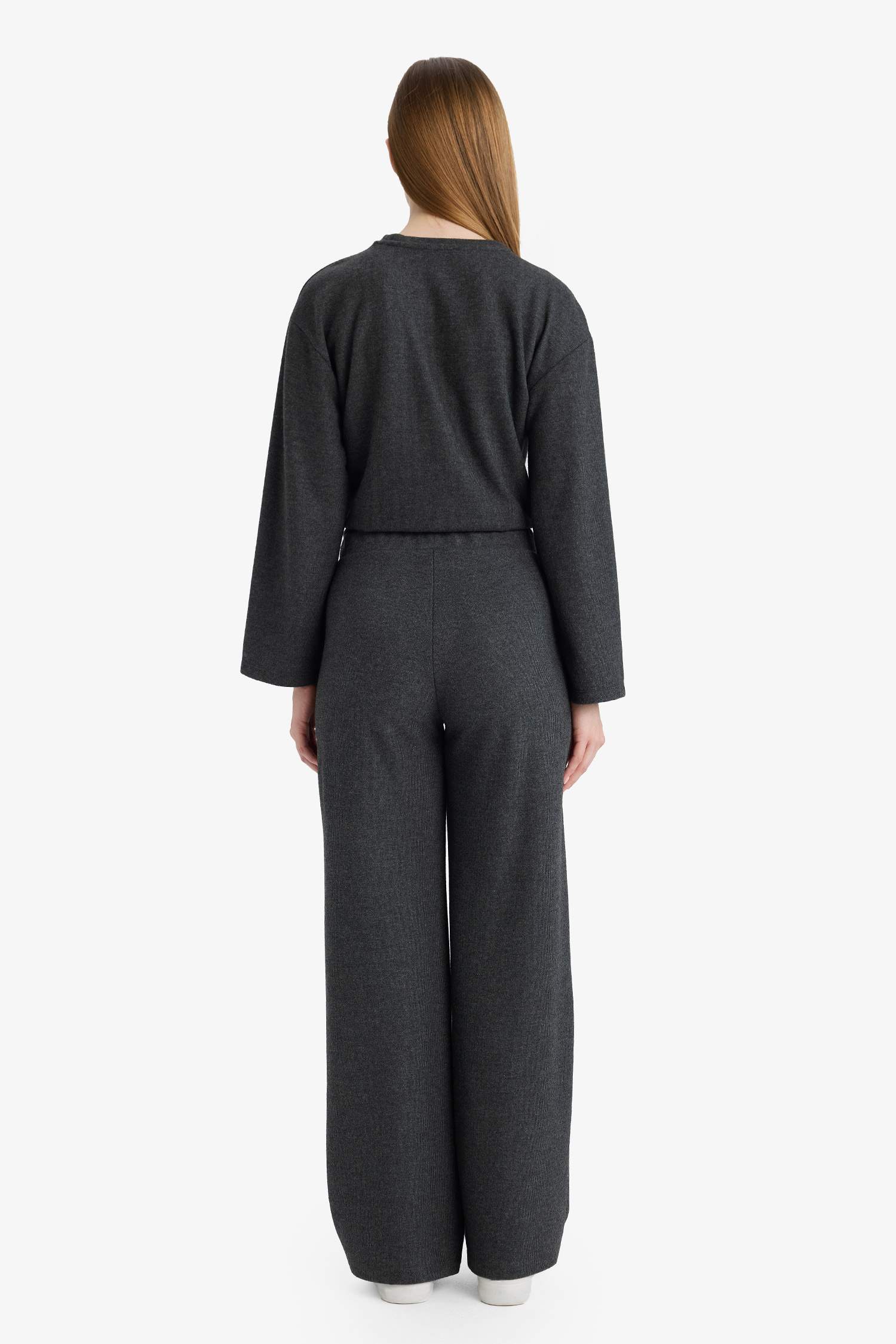 Wide Leg Thessaloniki Fabric Trousers