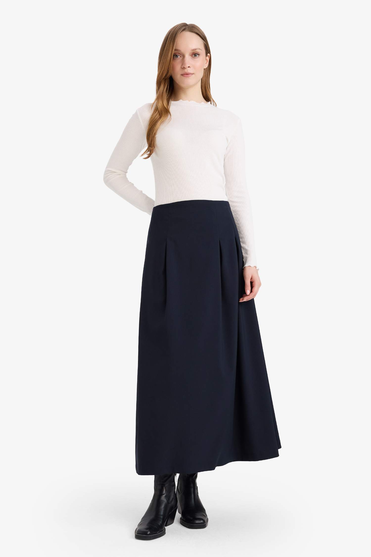 A-Line Maxi Skirt