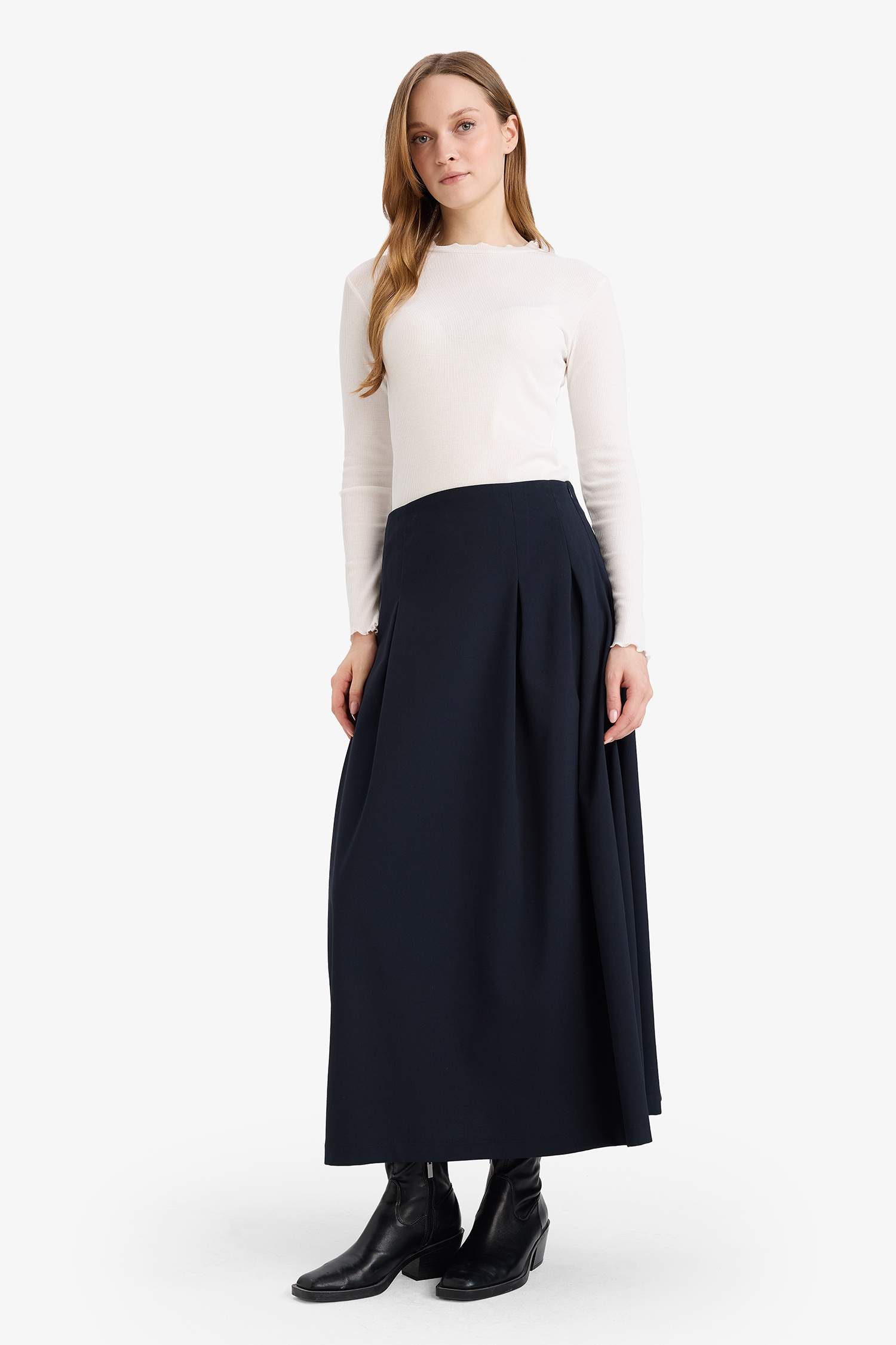 A-Line Maxi Skirt