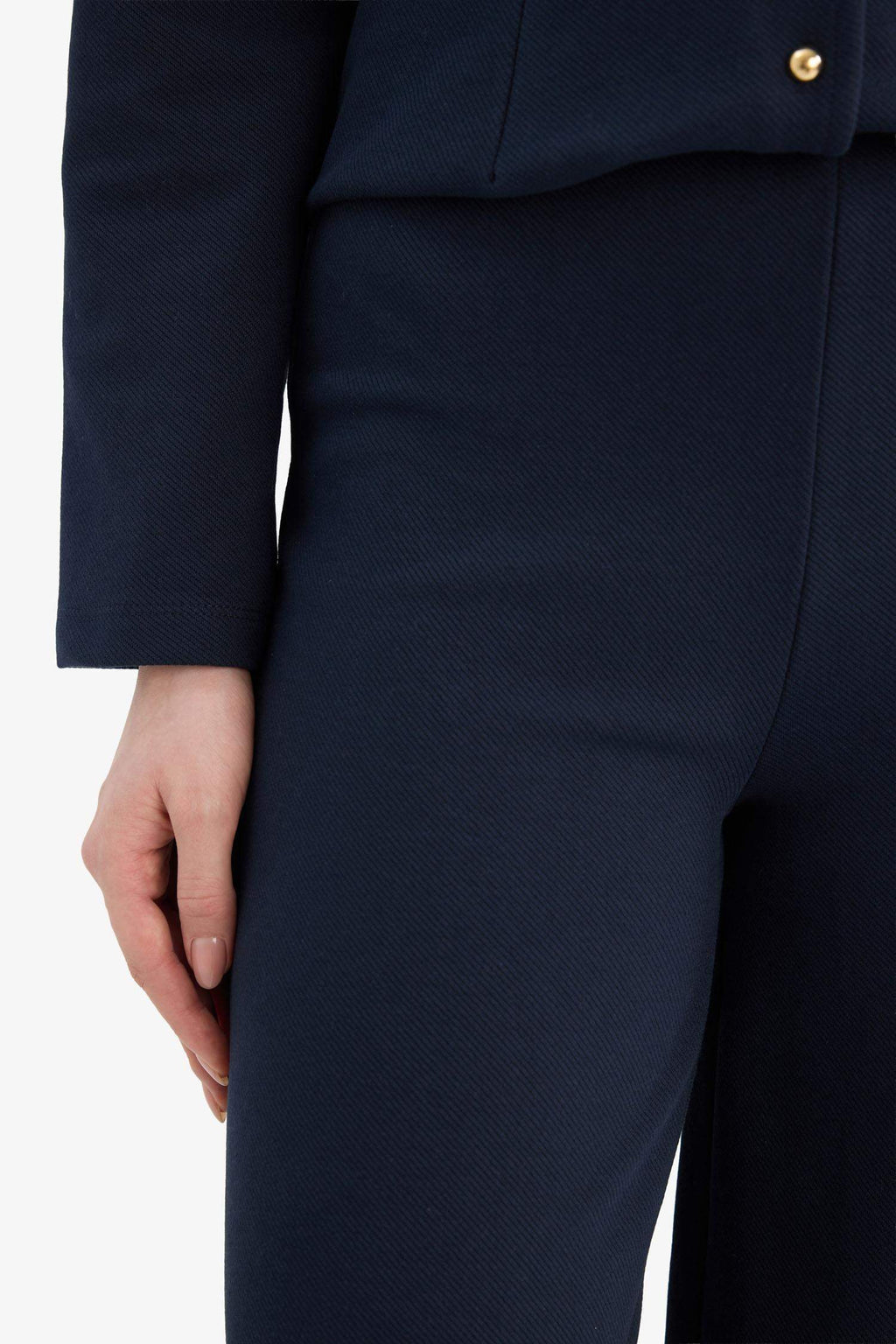 Straight Wide Leg Trousers