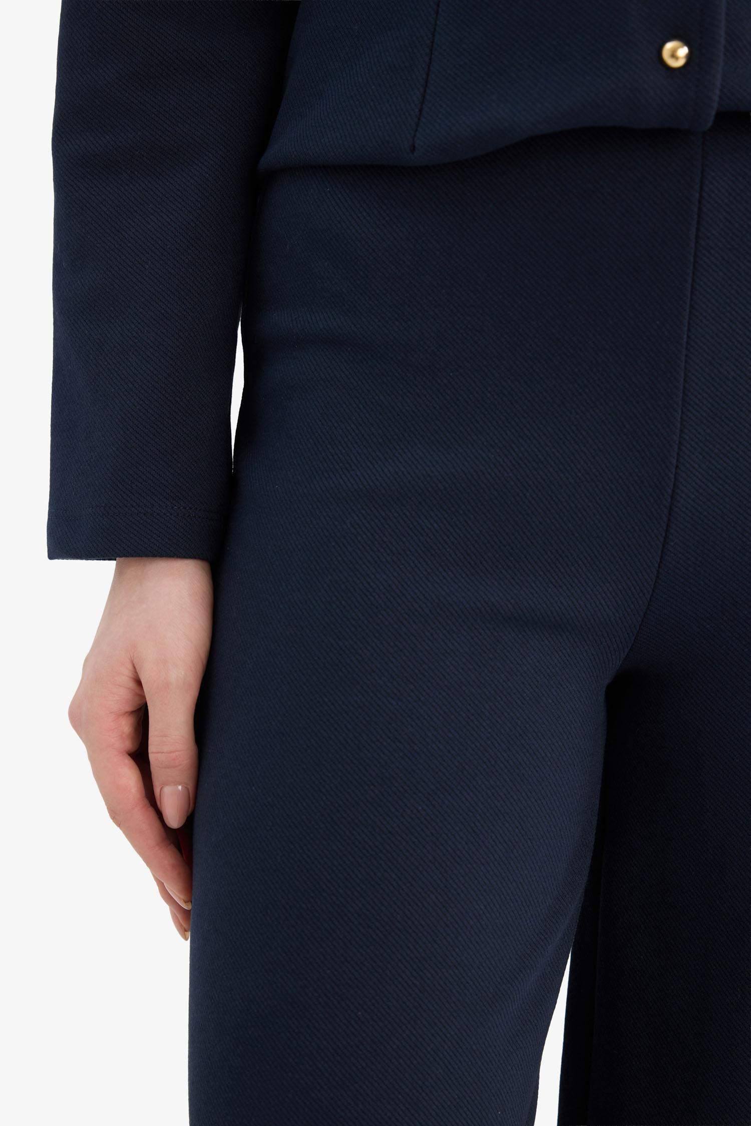 Straight Wide Leg Trousers