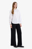 Straight Fit Crepe Pants