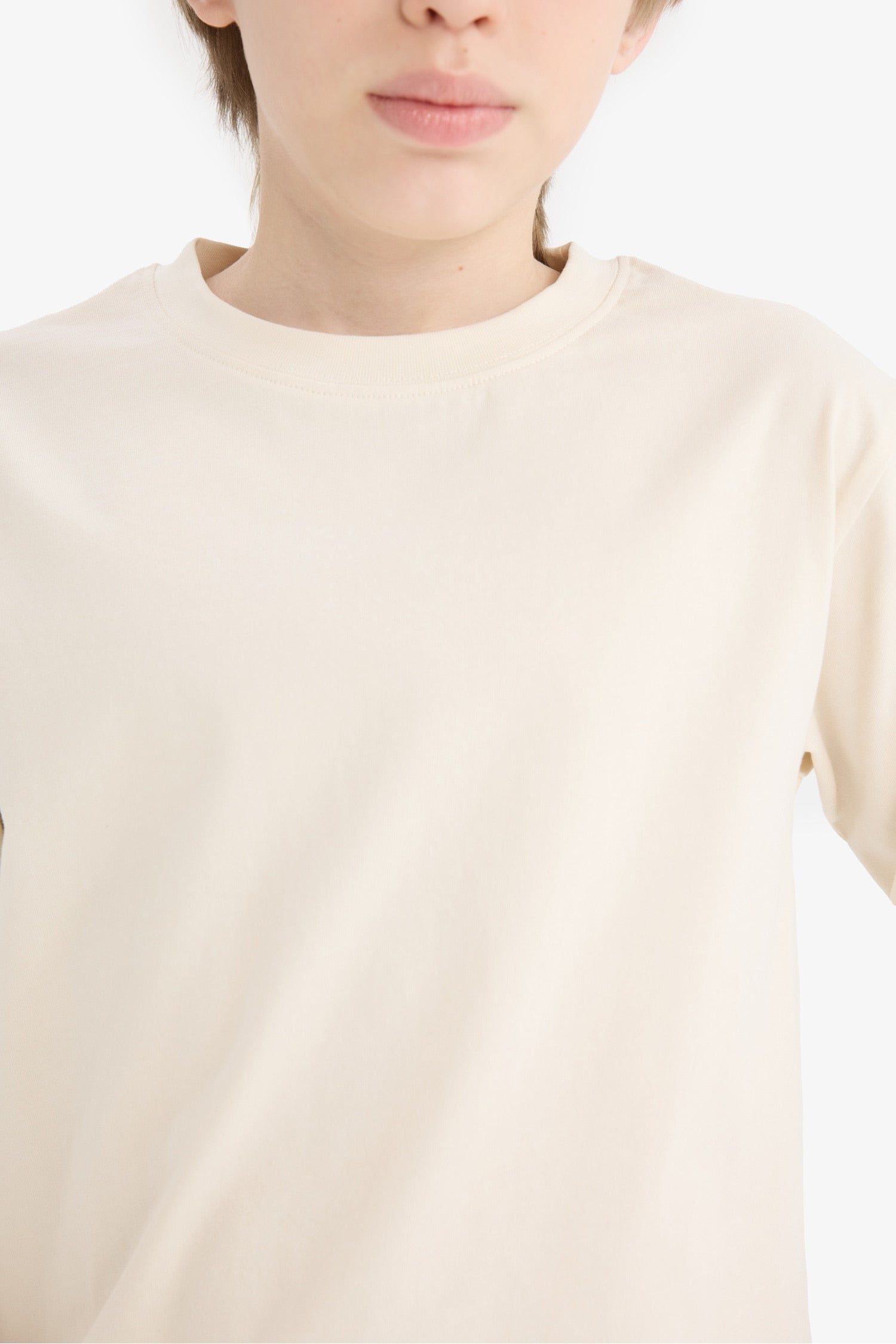 Boys Crew Neck Basic Plain Long Sleeve T-Shirt