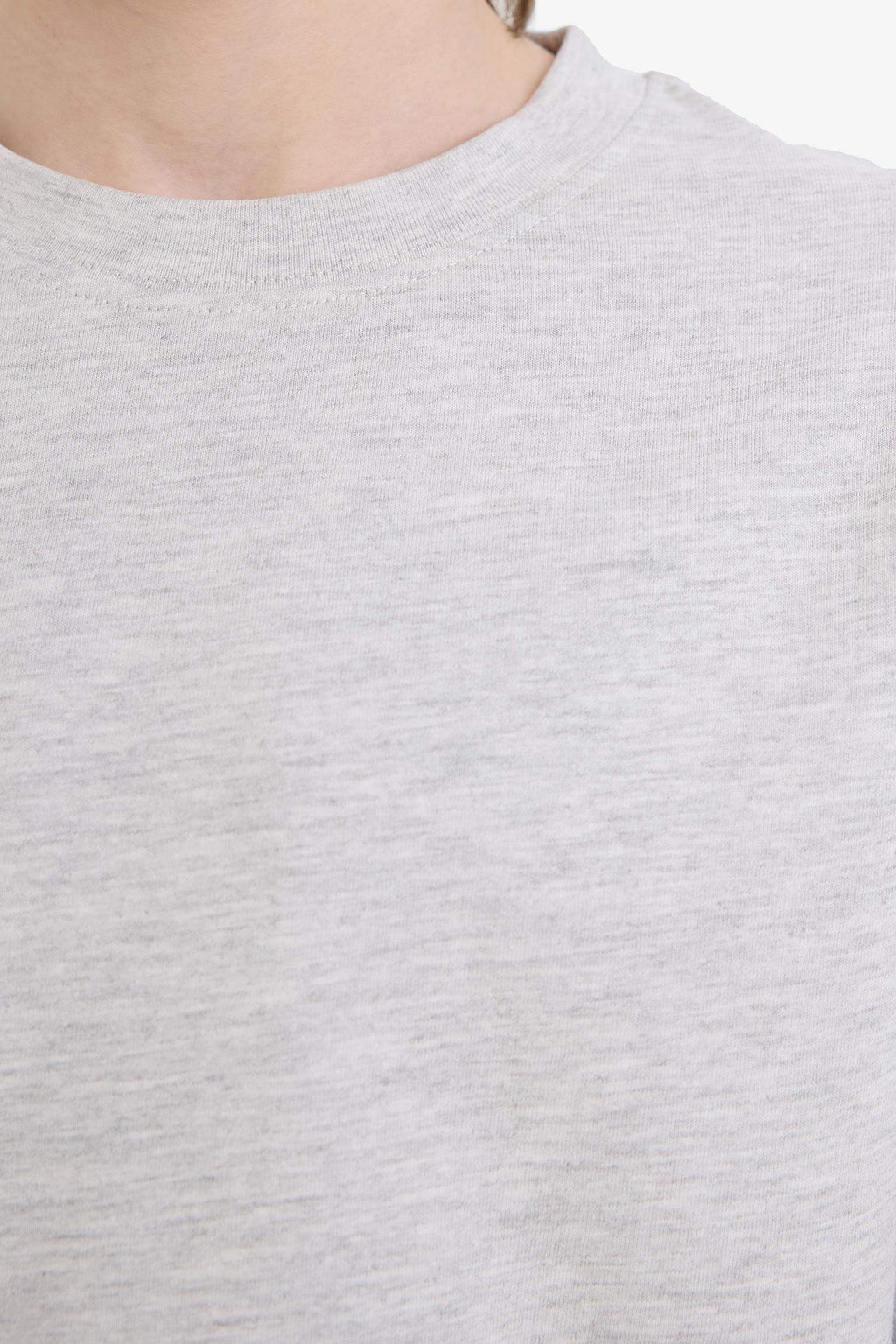 Boys Crew Neck Basic Plain Long Sleeve T-Shirt