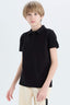 Boy Basic Pique Short Sleeve Polo T-Shirt