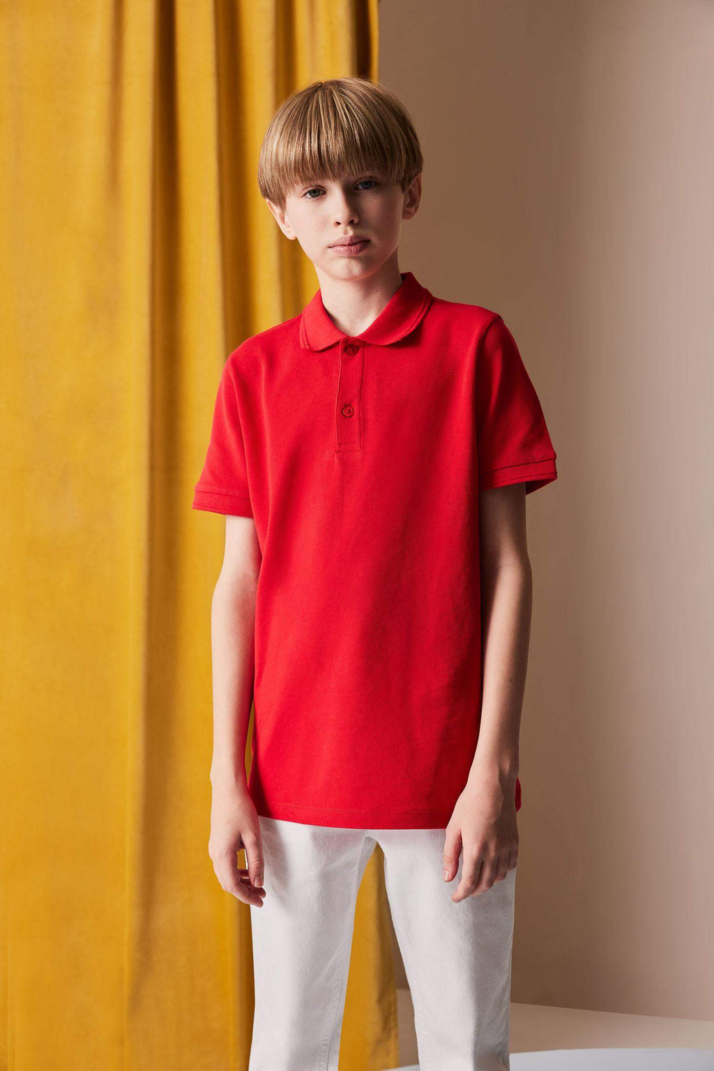 Boy Basic Pique Short Sleeve Polo T-Shirt