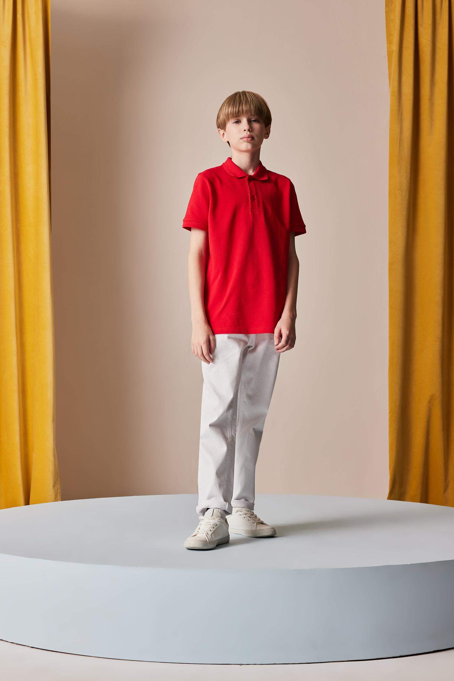 Boy Basic Pique Short Sleeve Polo T-Shirt