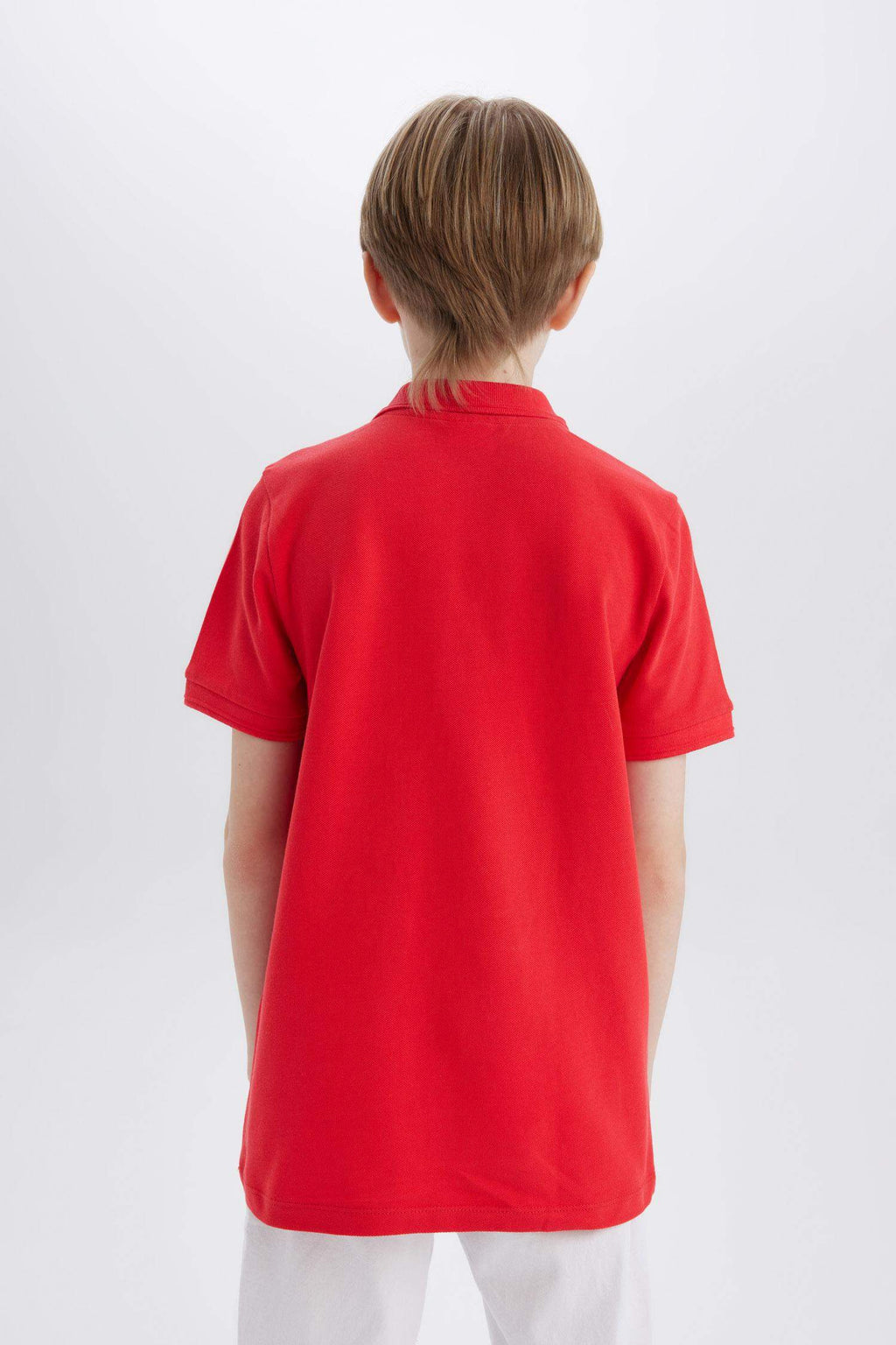 Boy Basic Pique Short Sleeve Polo T-Shirt