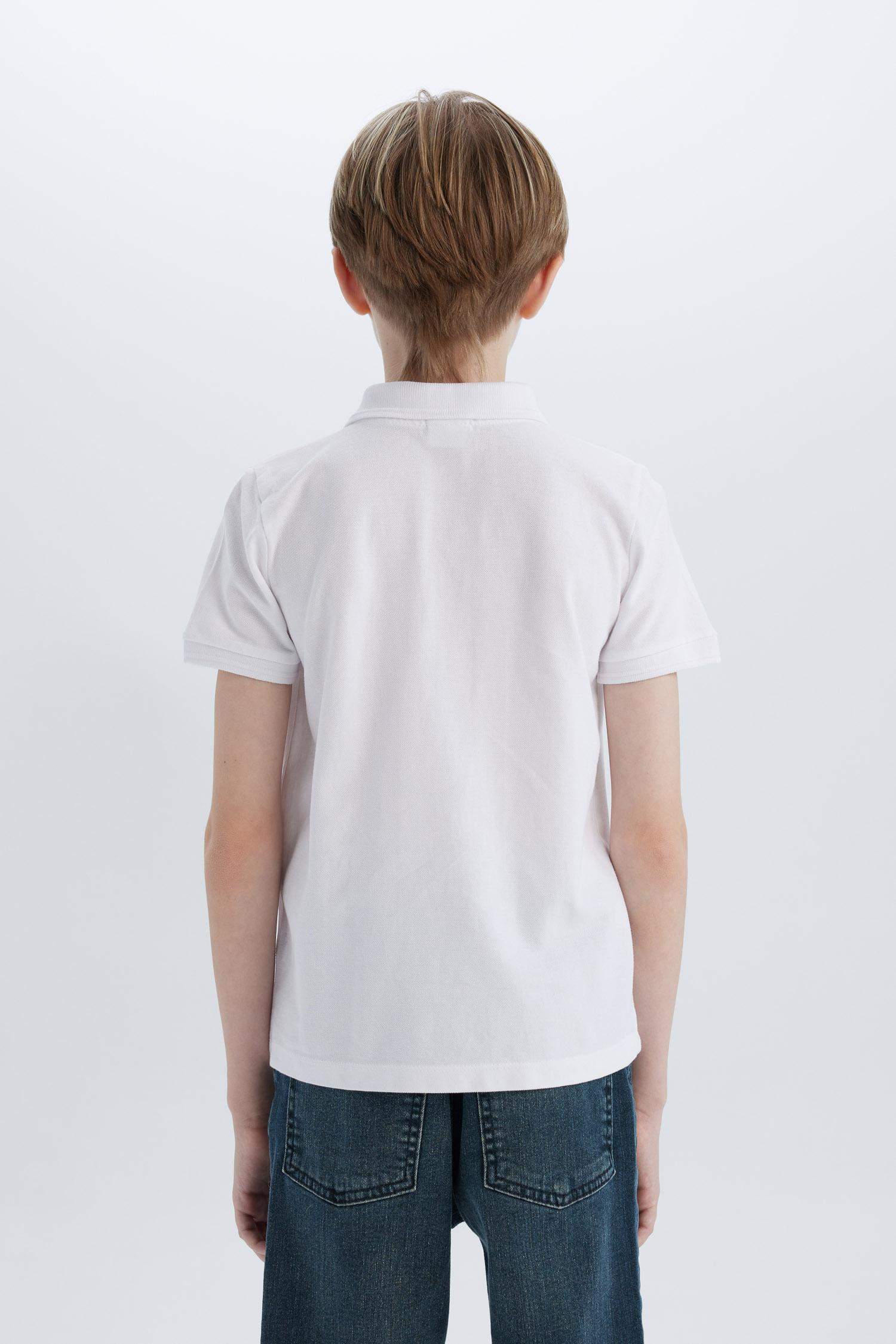 Boy Basic Pique Short Sleeve Polo T-Shirt