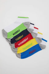 Boys' 5-Pack Cotton Ankle Socks