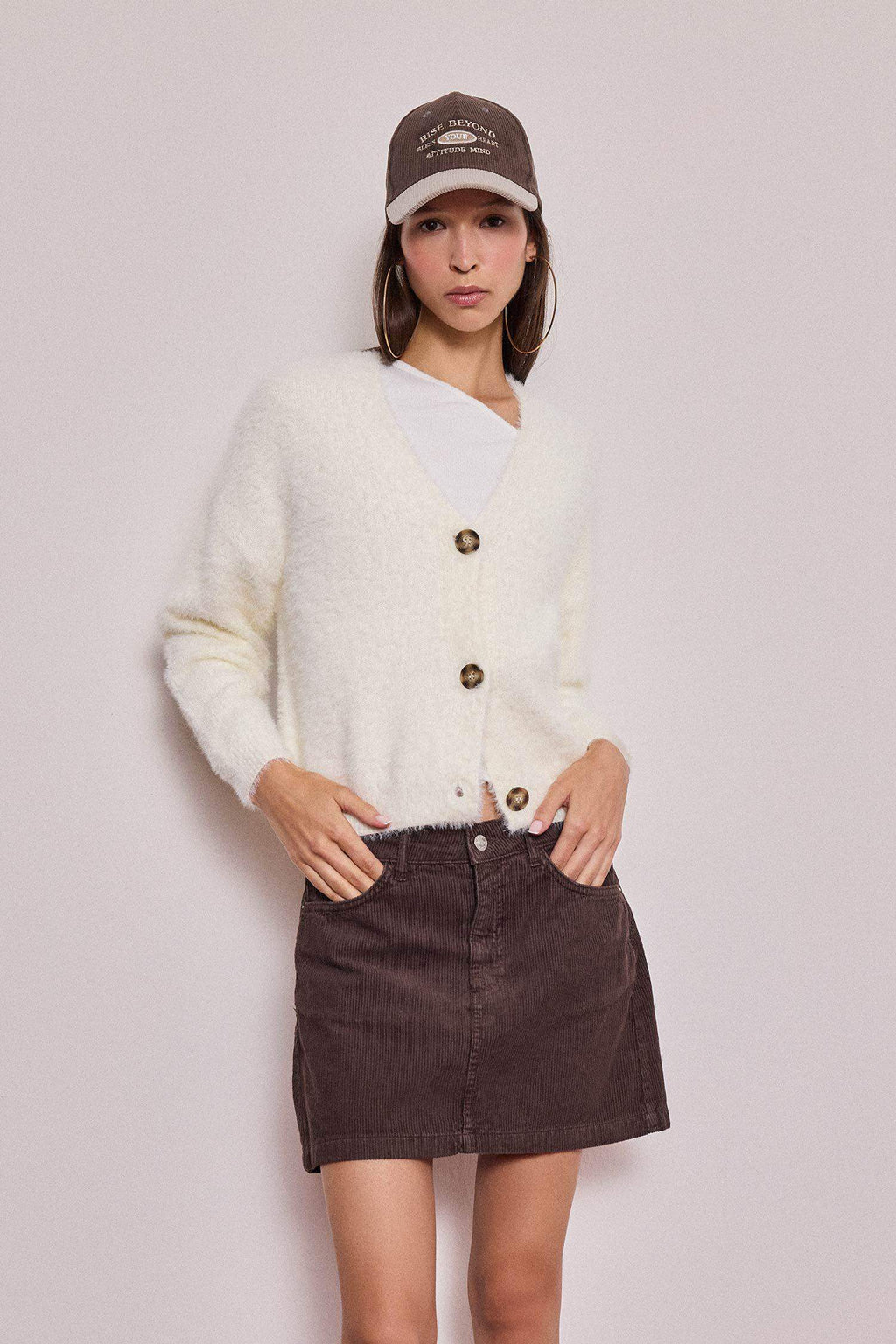 Regular Fit V-Neck Knitwear Cardigan