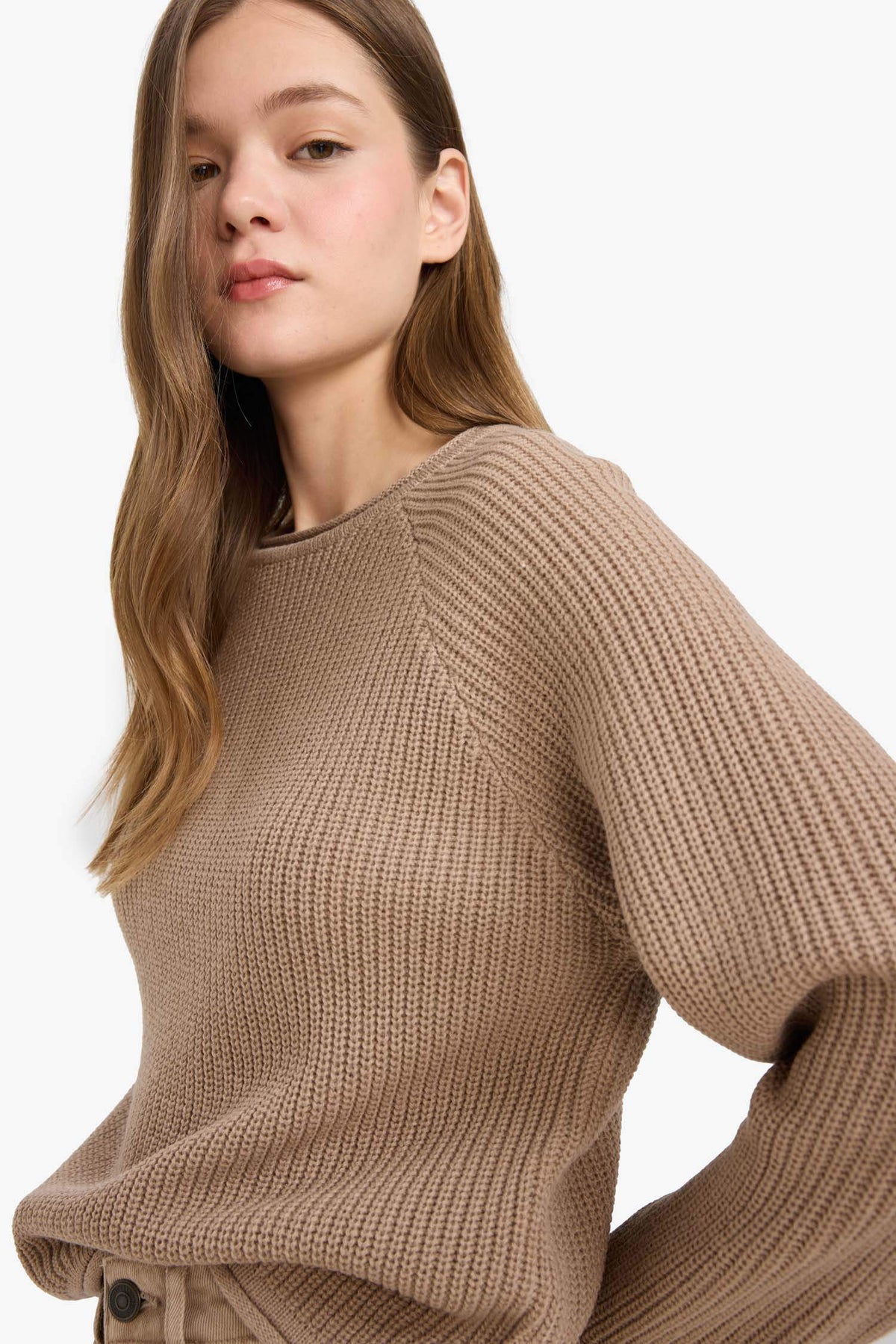 Regular Fit Crew Neck Knitwear Sweater