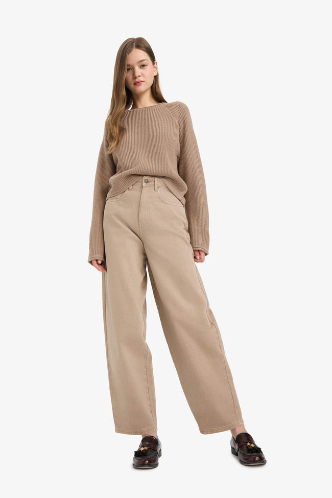 Regular Fit Crew Neck Knitwear Sweater Main Image