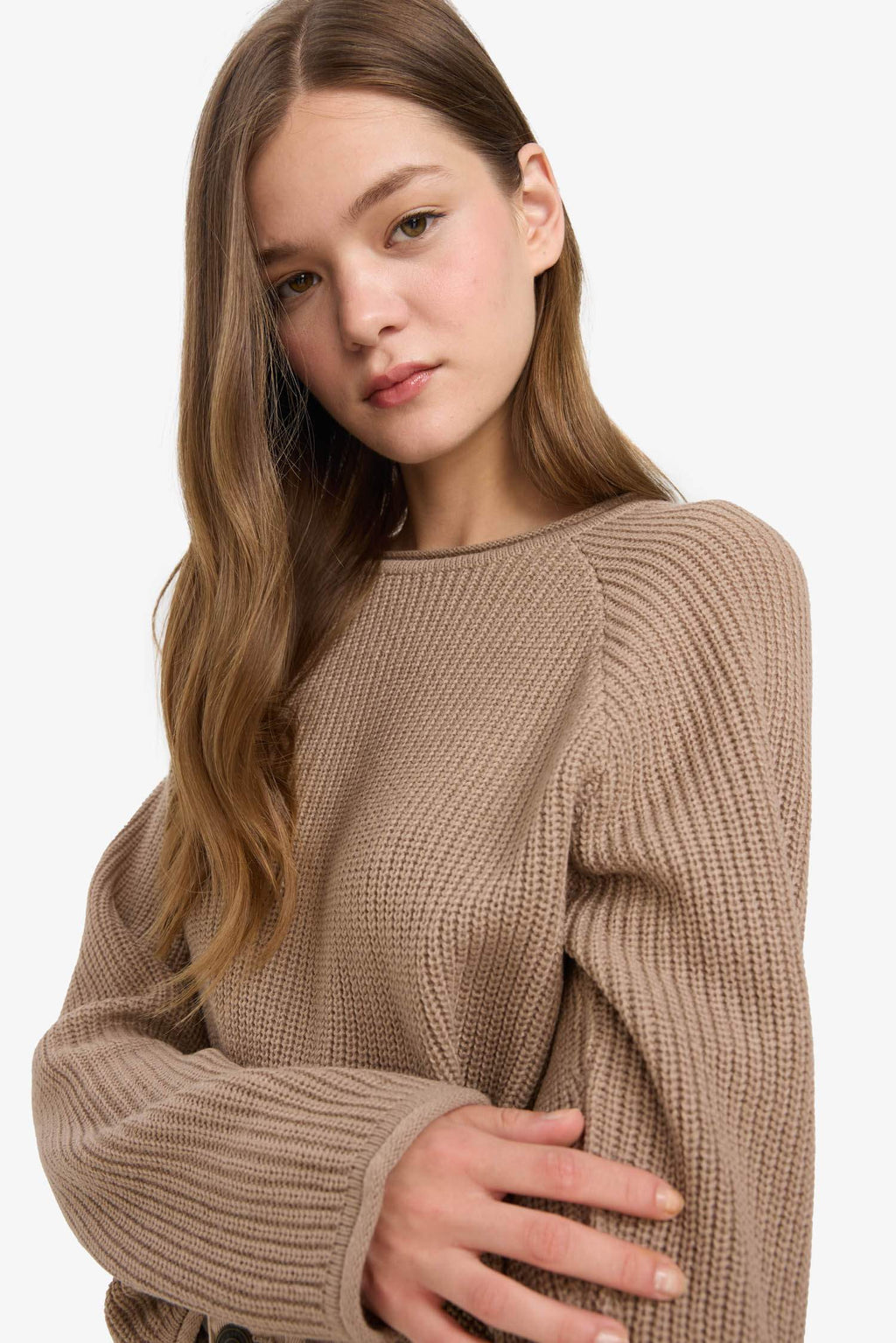 Regular Fit Crew Neck Knitwear Sweater