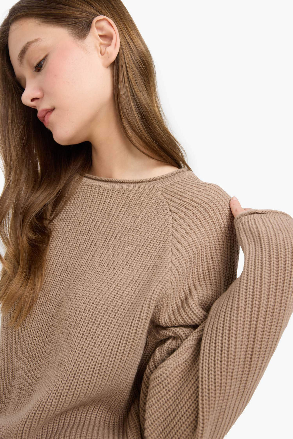 Regular Fit Crew Neck Knitwear Sweater