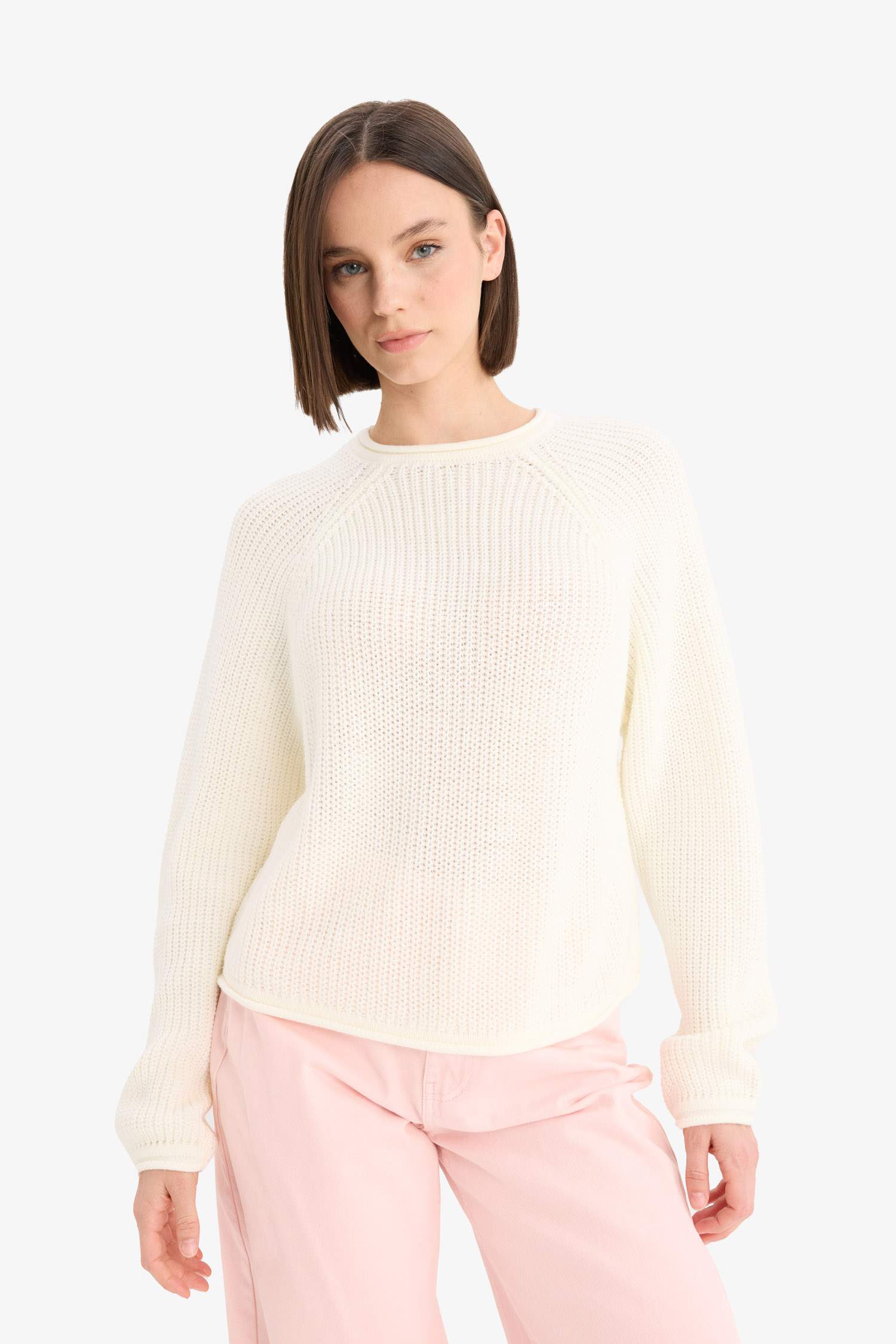 Regular Fit Crew Neck Knitwear Sweater