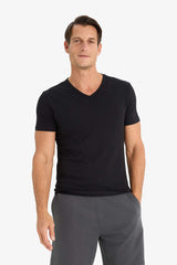 Slim Fit Short Sleeve Knitted Tops