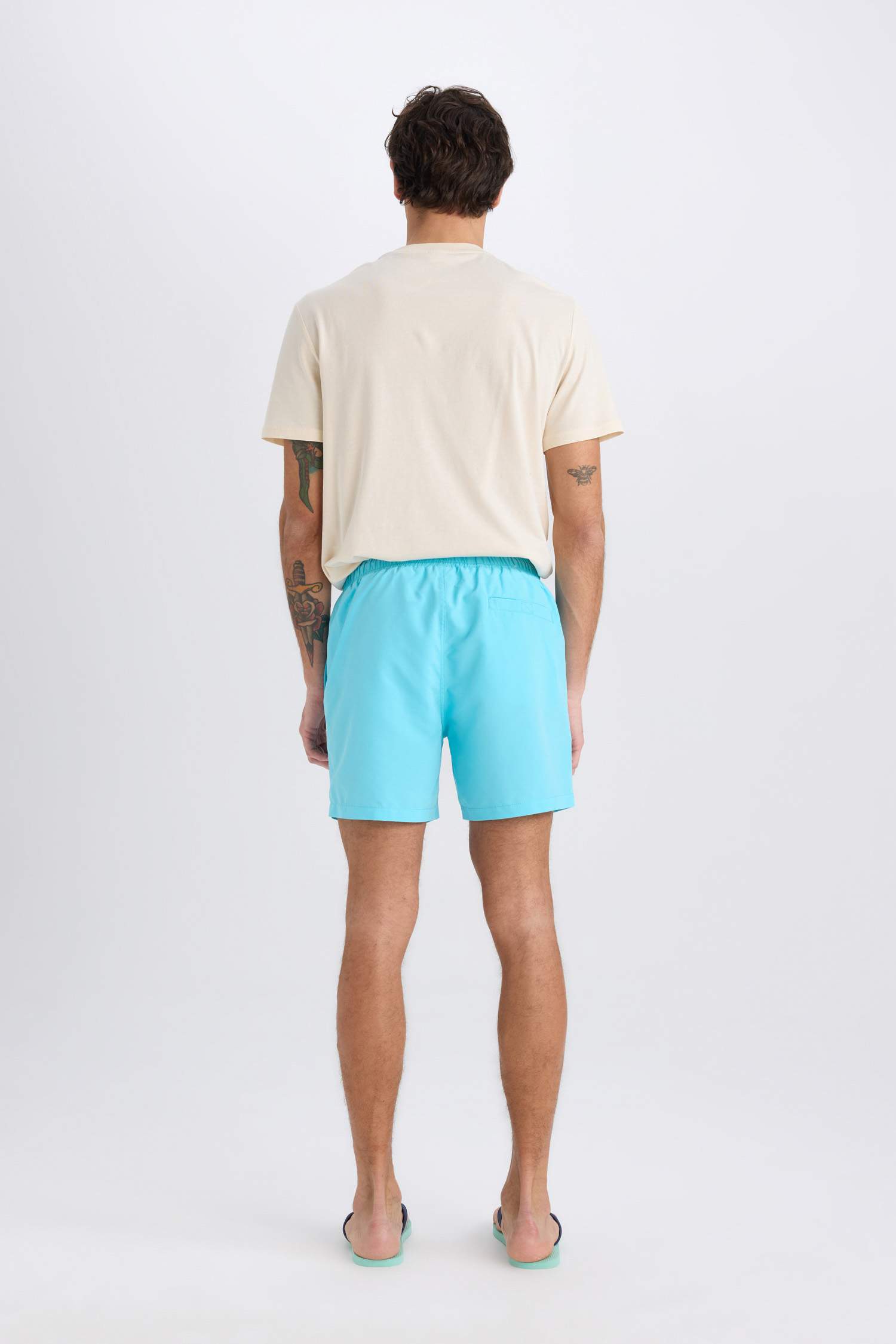 Mesh Lined Short Swim Shorts