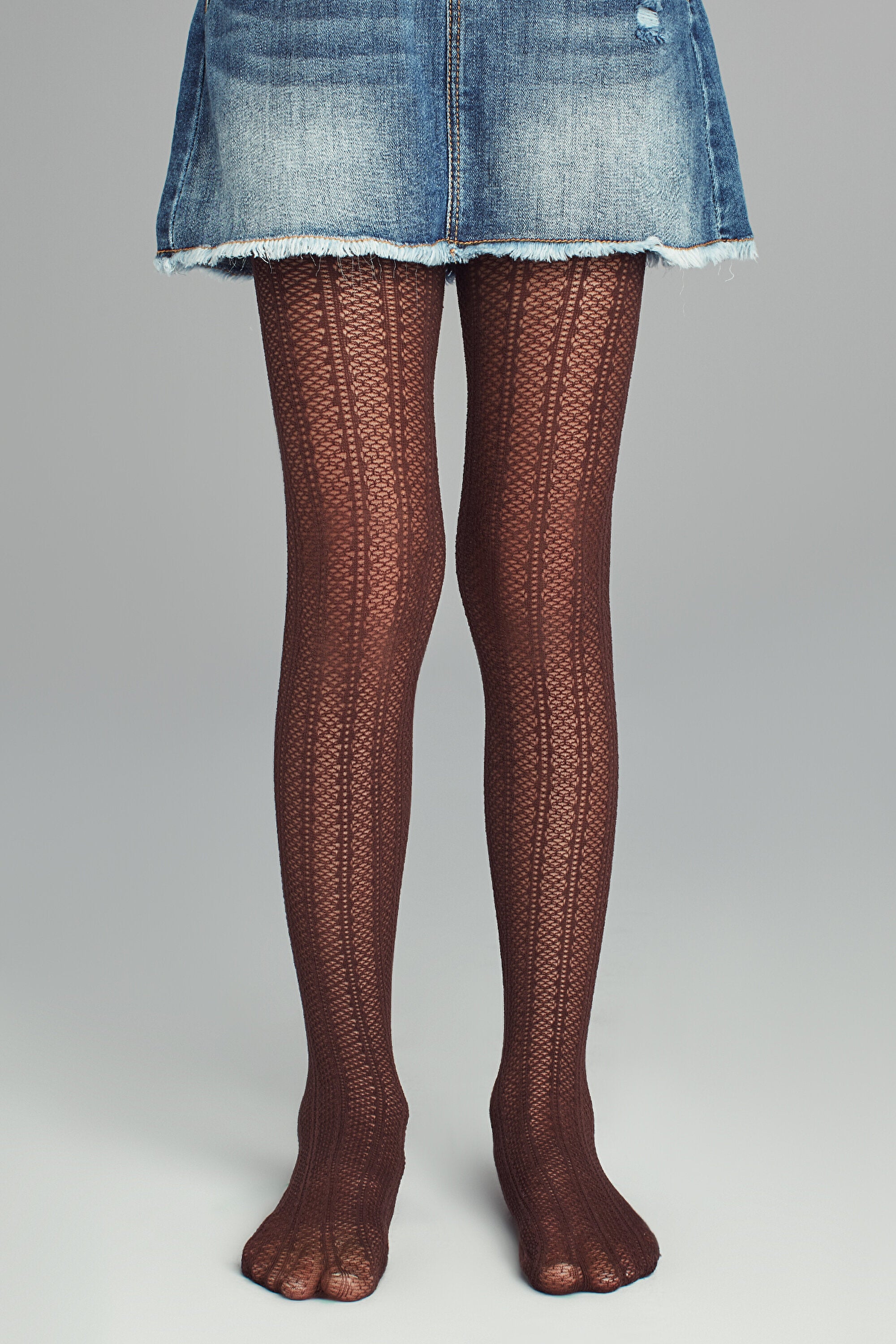 Black Pretty Decor Tights