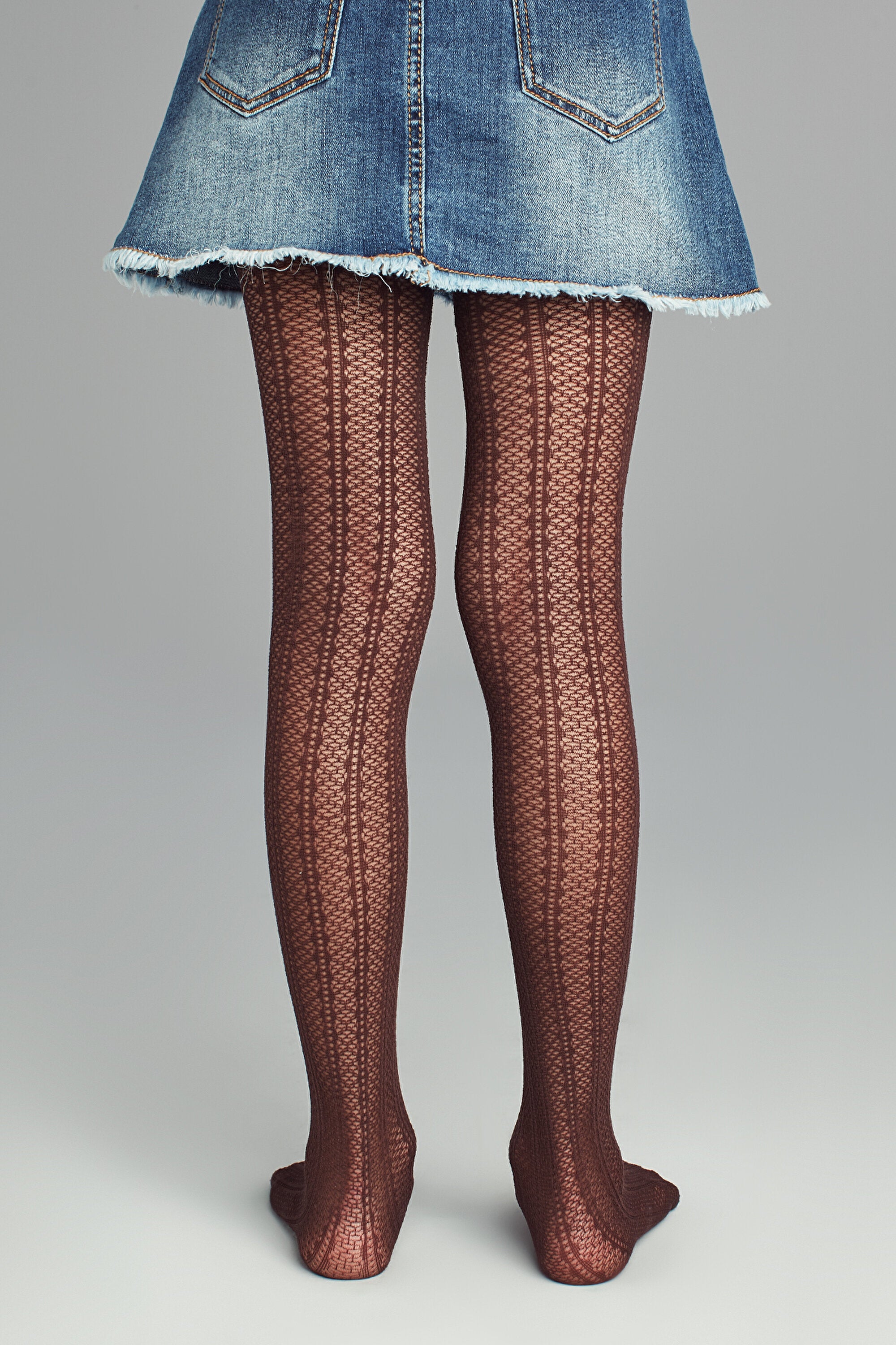 Black Pretty Decor Tights