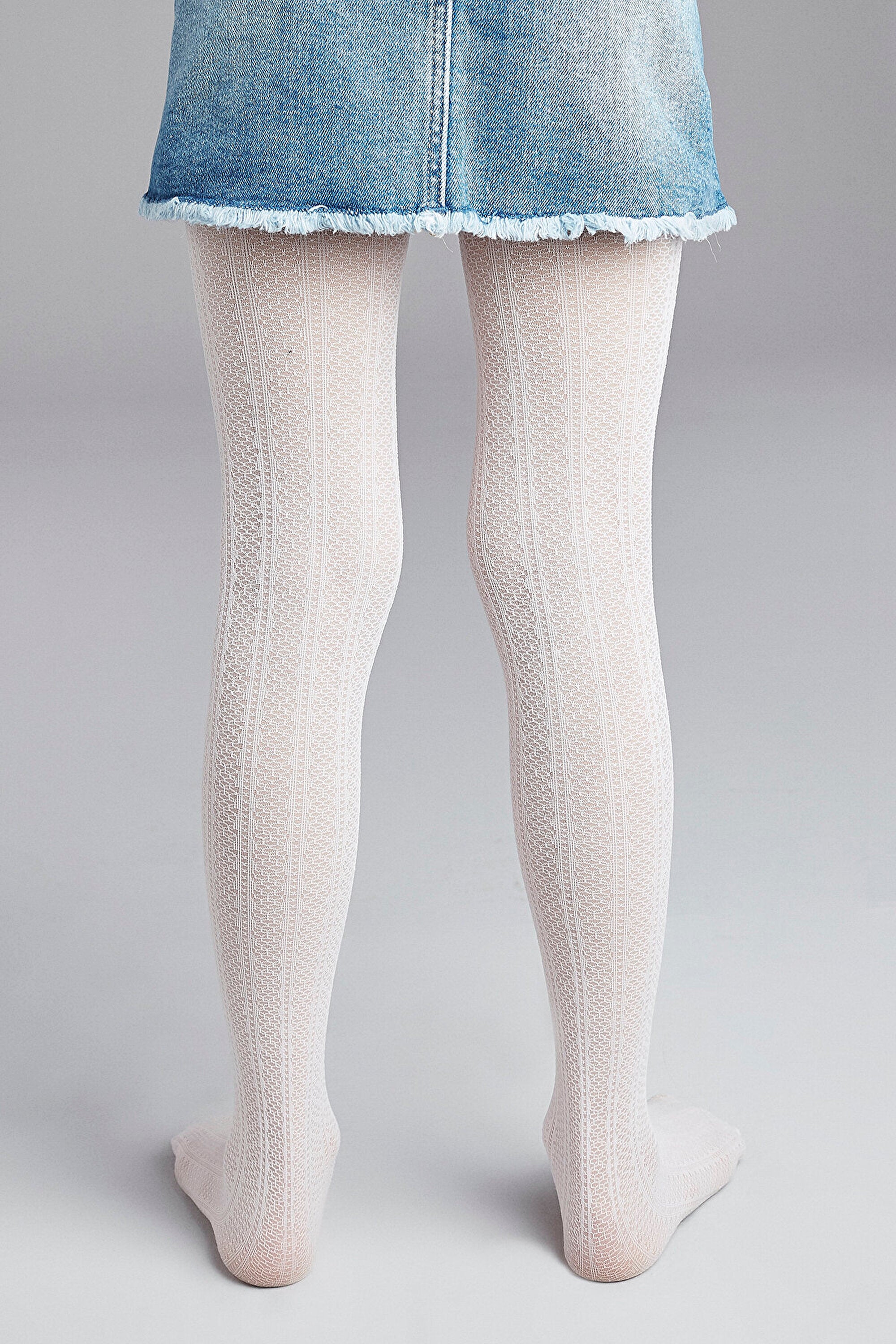 Black Pretty Decor Tights