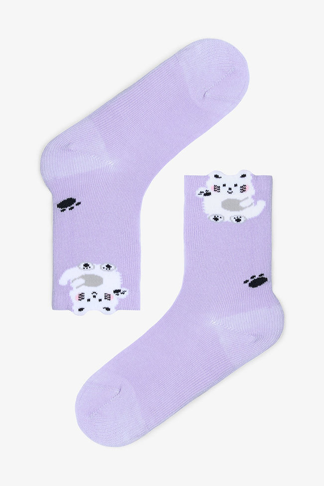 Happy Animals Kids 3-Pack Ankle Socks Main Image