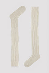 Endless Ribbed Knee Socks