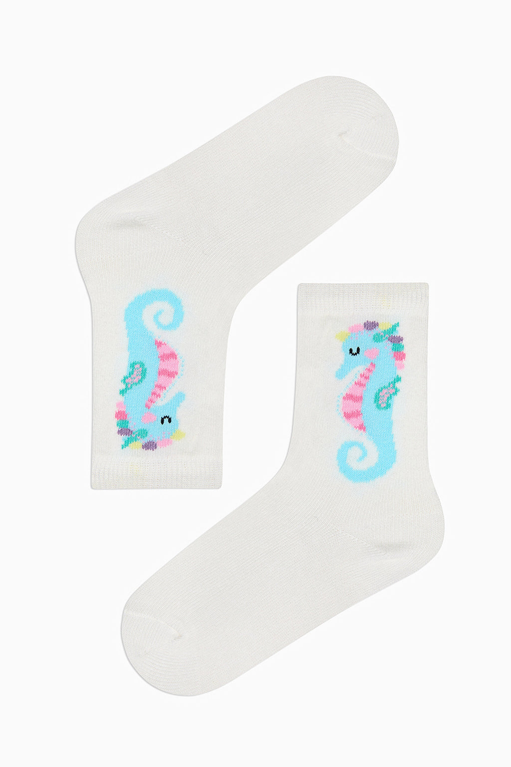 Girls Mint Unicorn Multicolored 4-Pack Socks