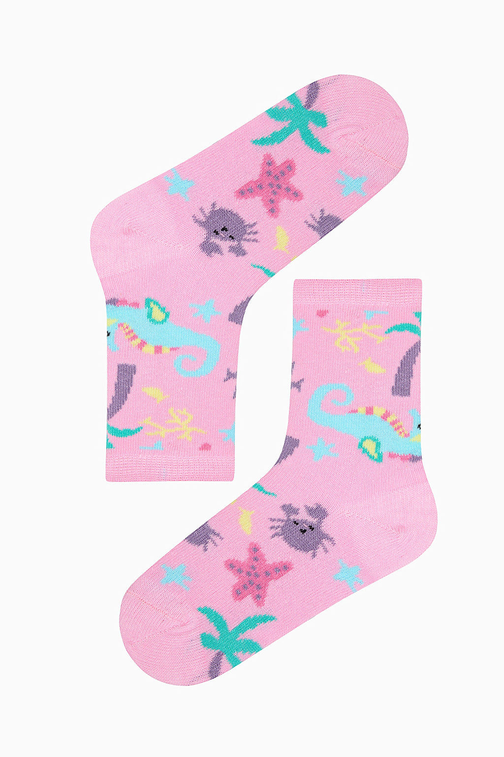Girls Mint Unicorn Multicolored 4-Pack Socks