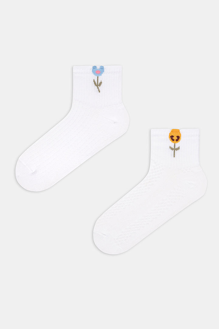 Floral Tennis 2-Pack Socks