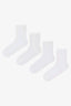 Colorful Girls Polka Dot Cotton 4-Pack Ankle Socks