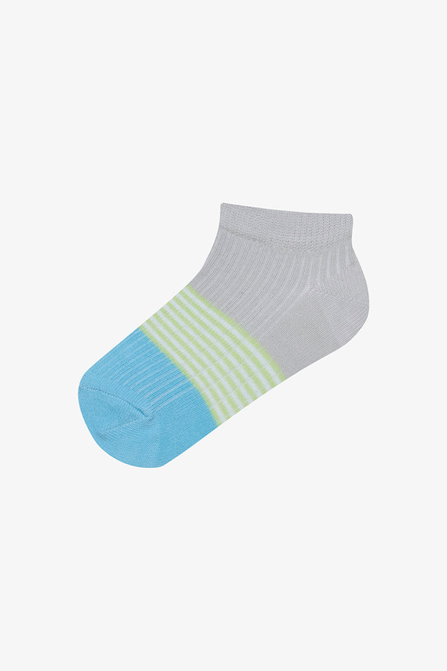 Boy One Line Multicolored 4-Pack Ankle Socks Main Image