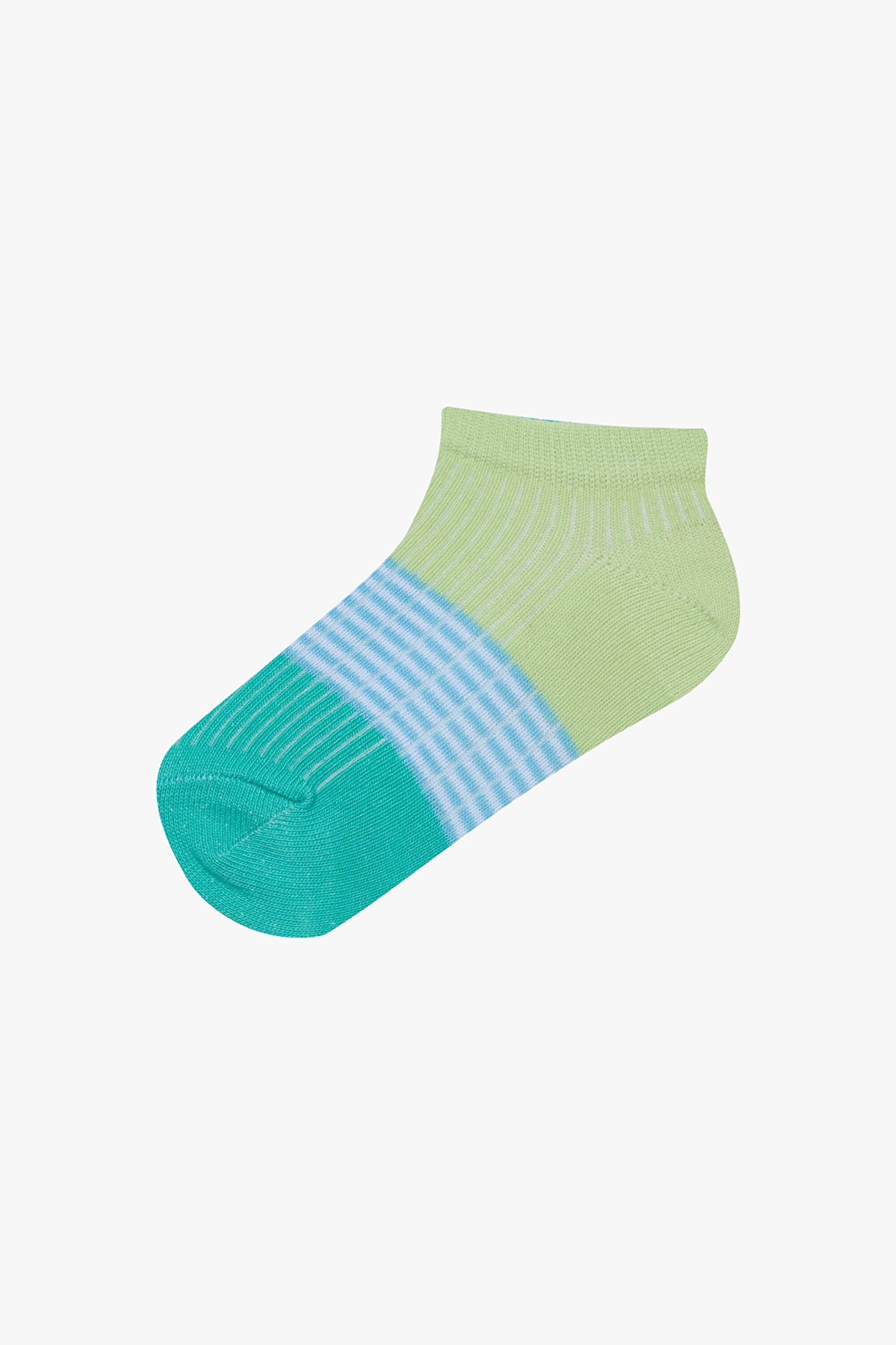 Boy One Line Multicolored 4-Pack Ankle Socks