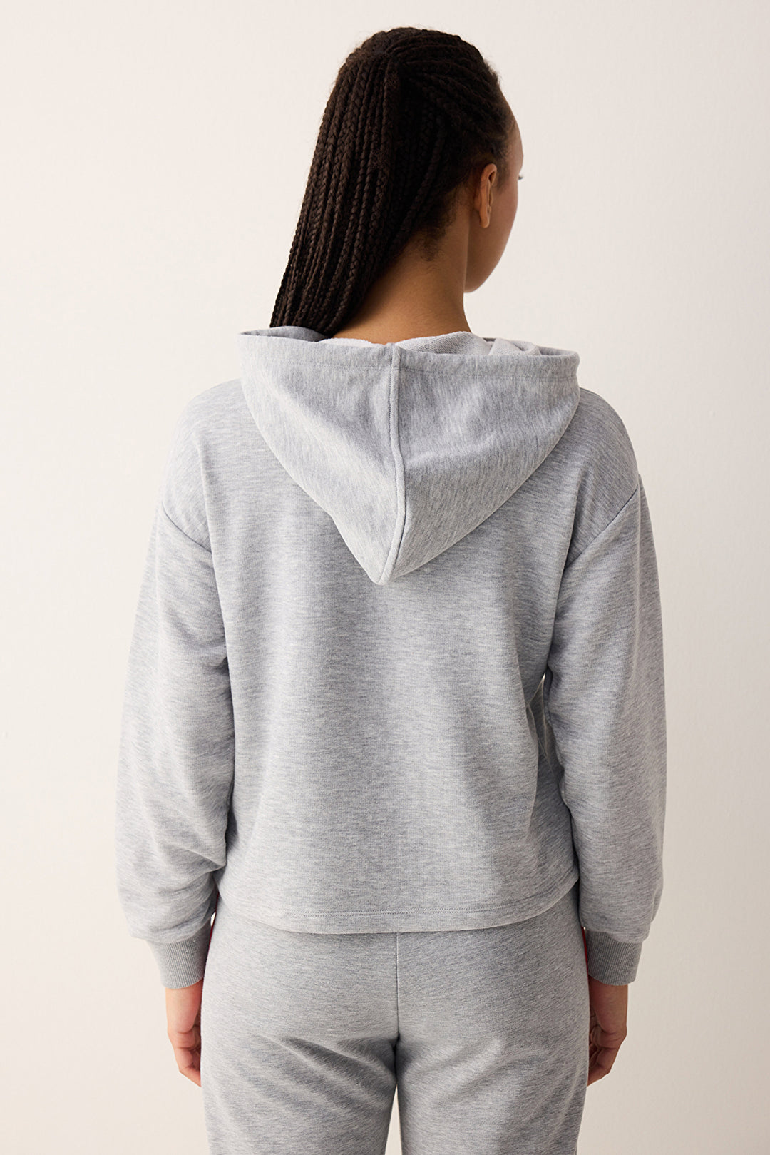 Fearless Grey Sweatshirt - Seren Ay Çetin Collection