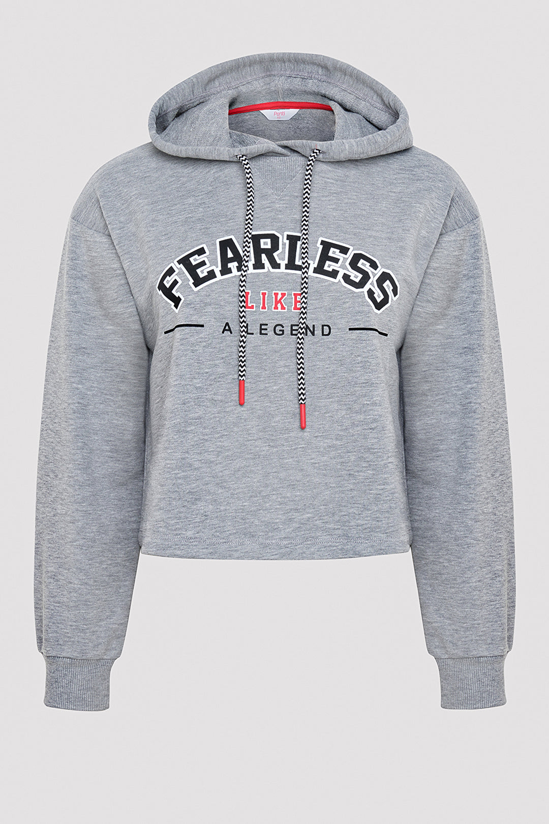 Fearless Grey Sweatshirt - Seren Ay Çetin Collection