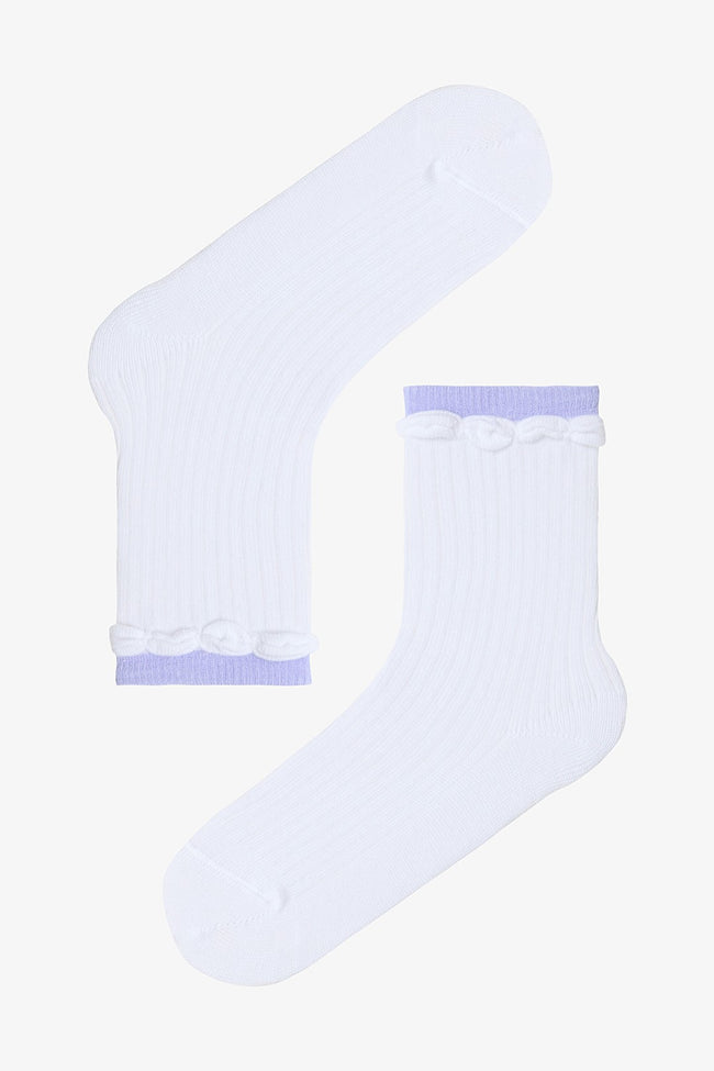 Marshmallow Girls Pretty 3-Pack Socket Socks Main Image