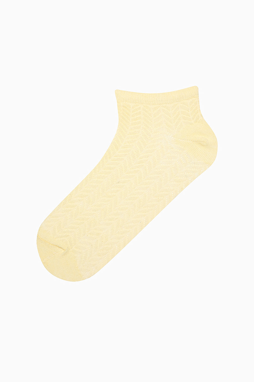 5 Pairs of Cotton Zigzag Patterned Ankle Socks