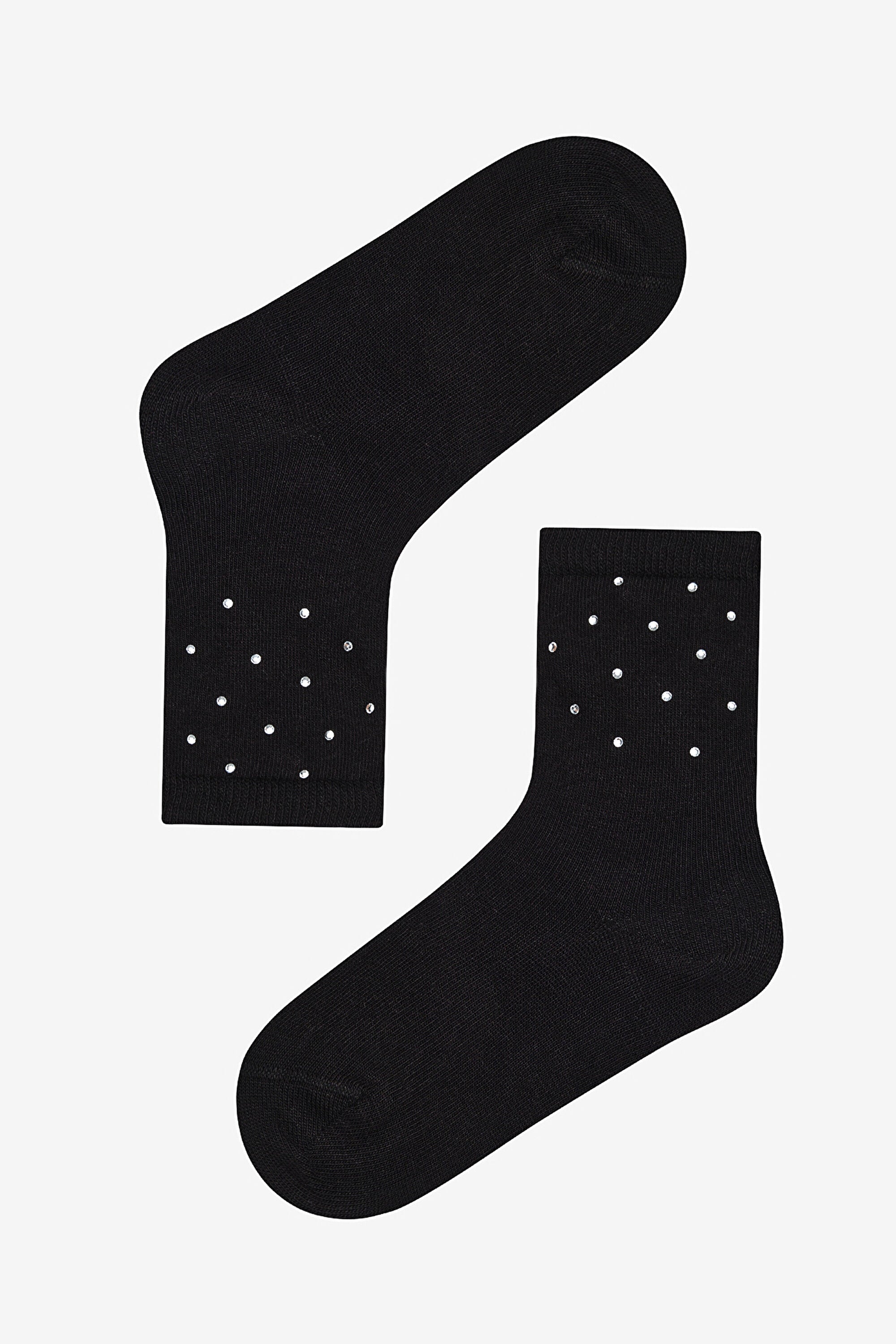 Girls Black Diamond Socks