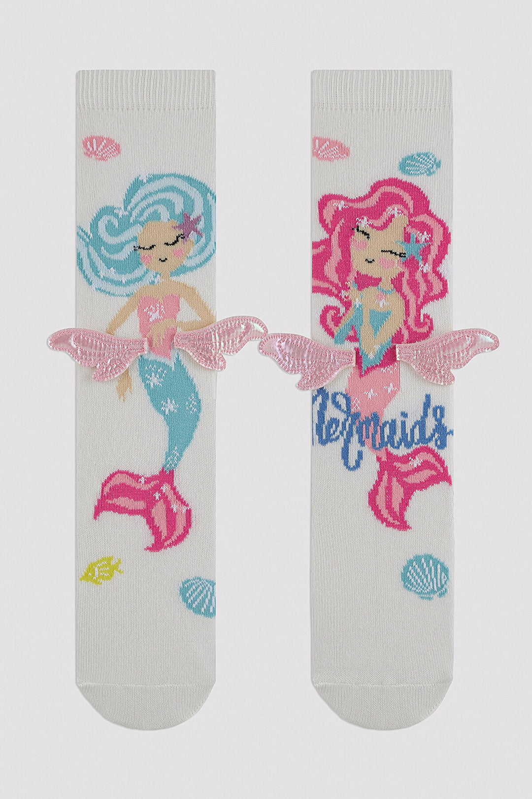 Girl Wings Mermaid Sock