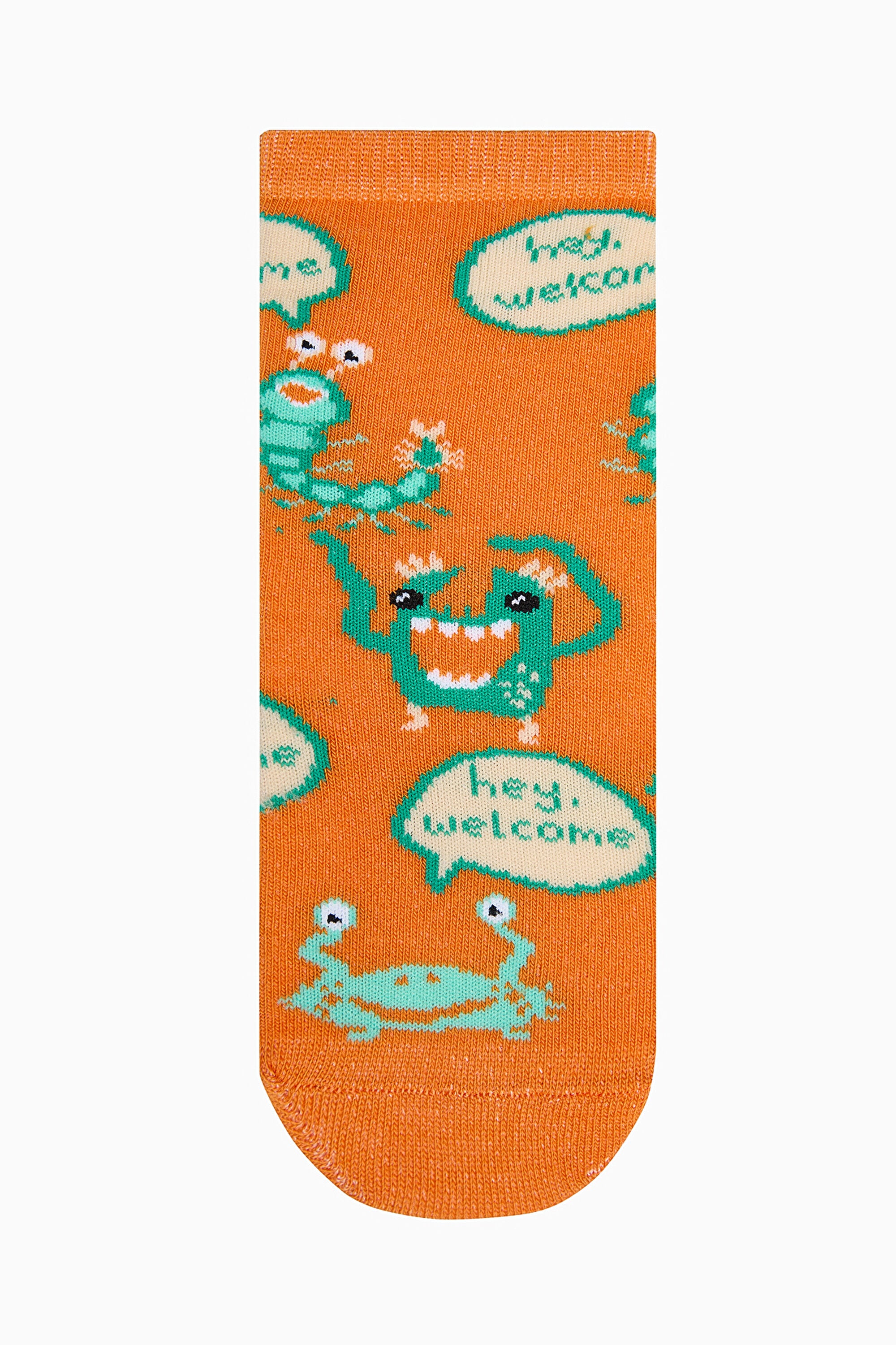 Boys Astro Dino Multicolored 4-Pack Ankle Socks