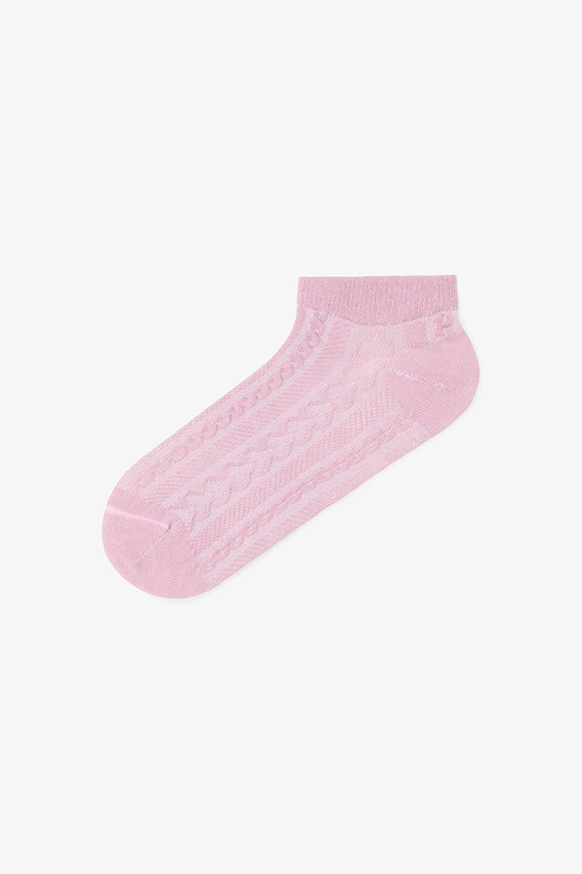 5 Pairs of Heart Patterned Ankle Socks Main Image
