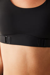 Adjustable Black Sport Bra