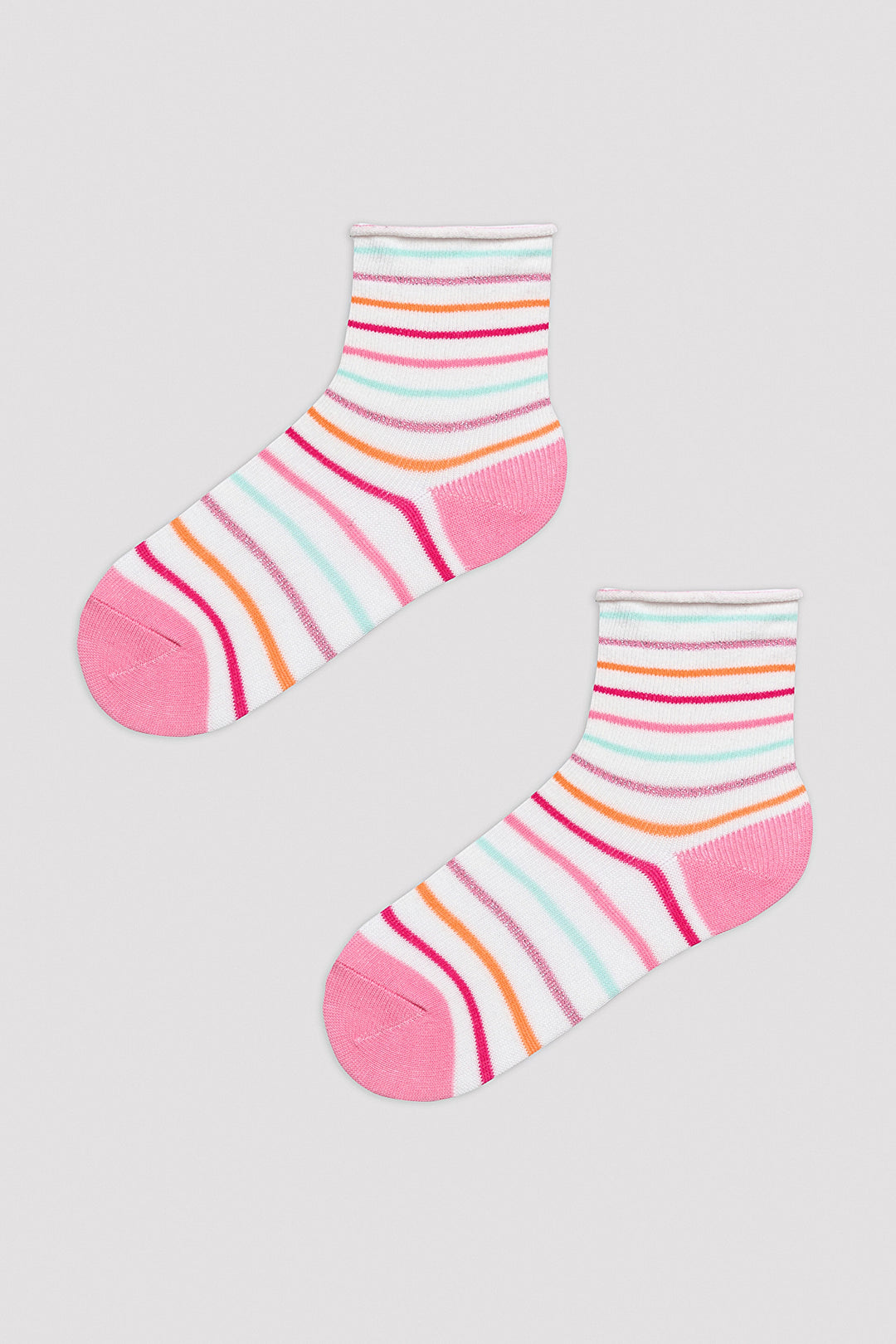 Girls Strawberry 3-Piece Socks