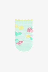 Girl Travel 3-Pack Multicolored Ankle Socks