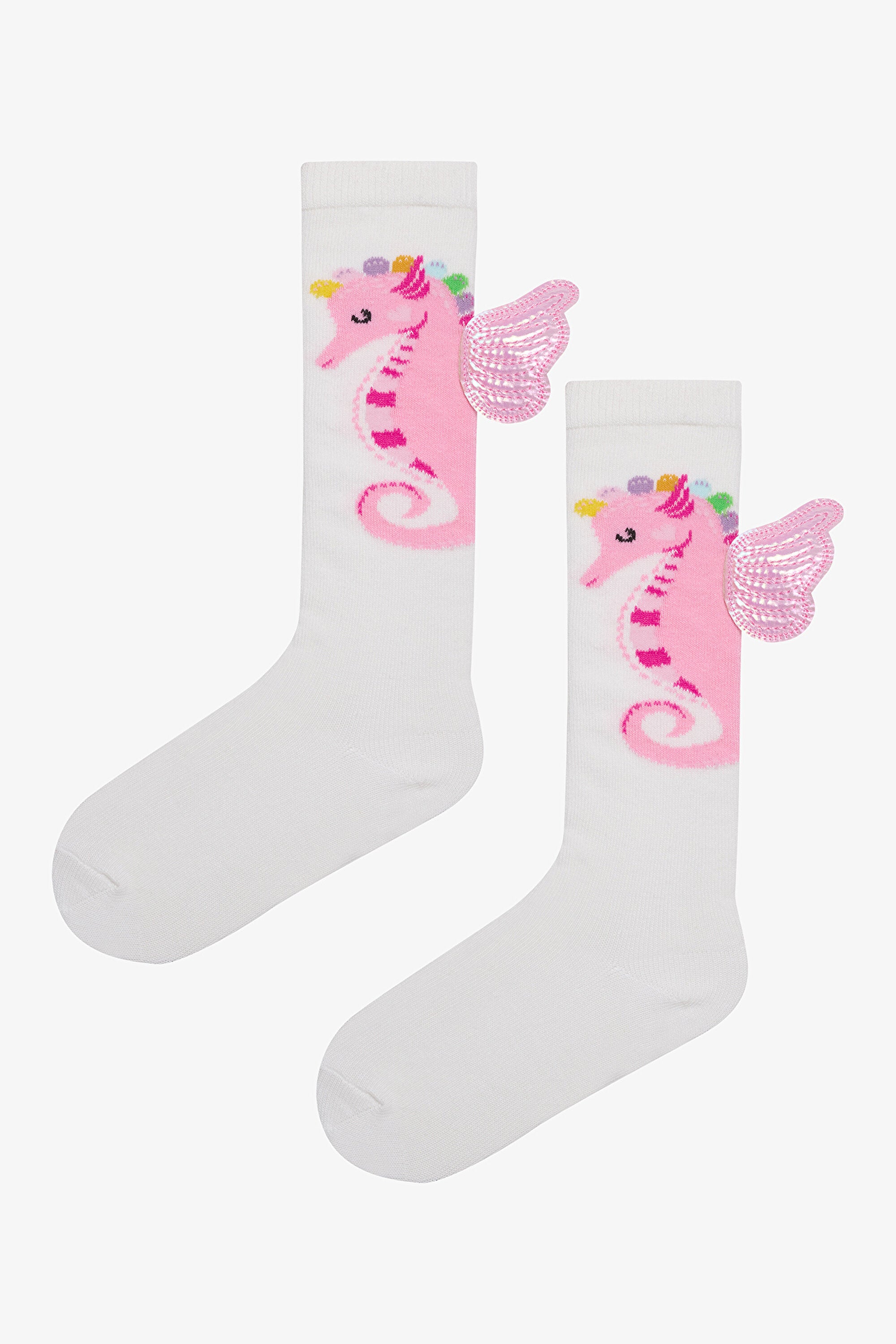 Girls Unicorn Trouser Socks