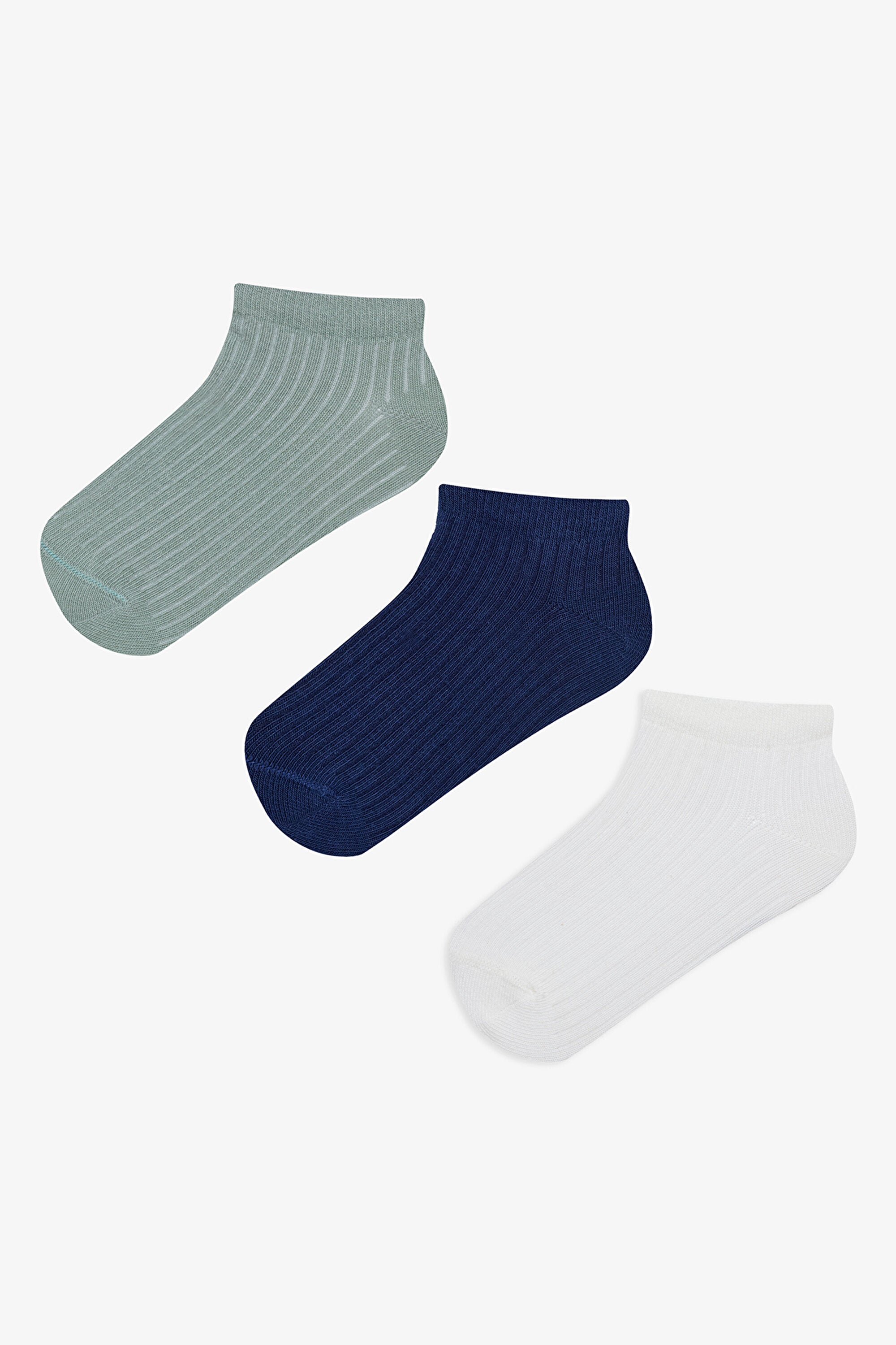 Boy Pure Multicolored 3-Pack Ankle Socks