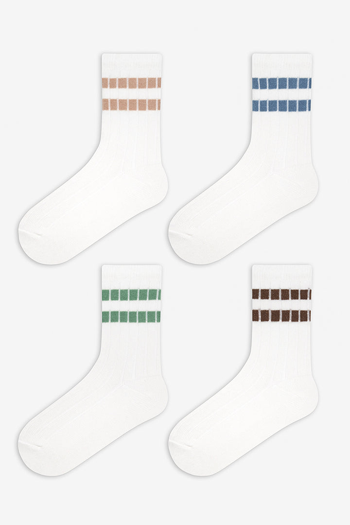 Boy Old Line 4-Pack Rib Socks