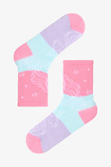 Colorful Girls Galaxy Unicorn 4-Pack Socks